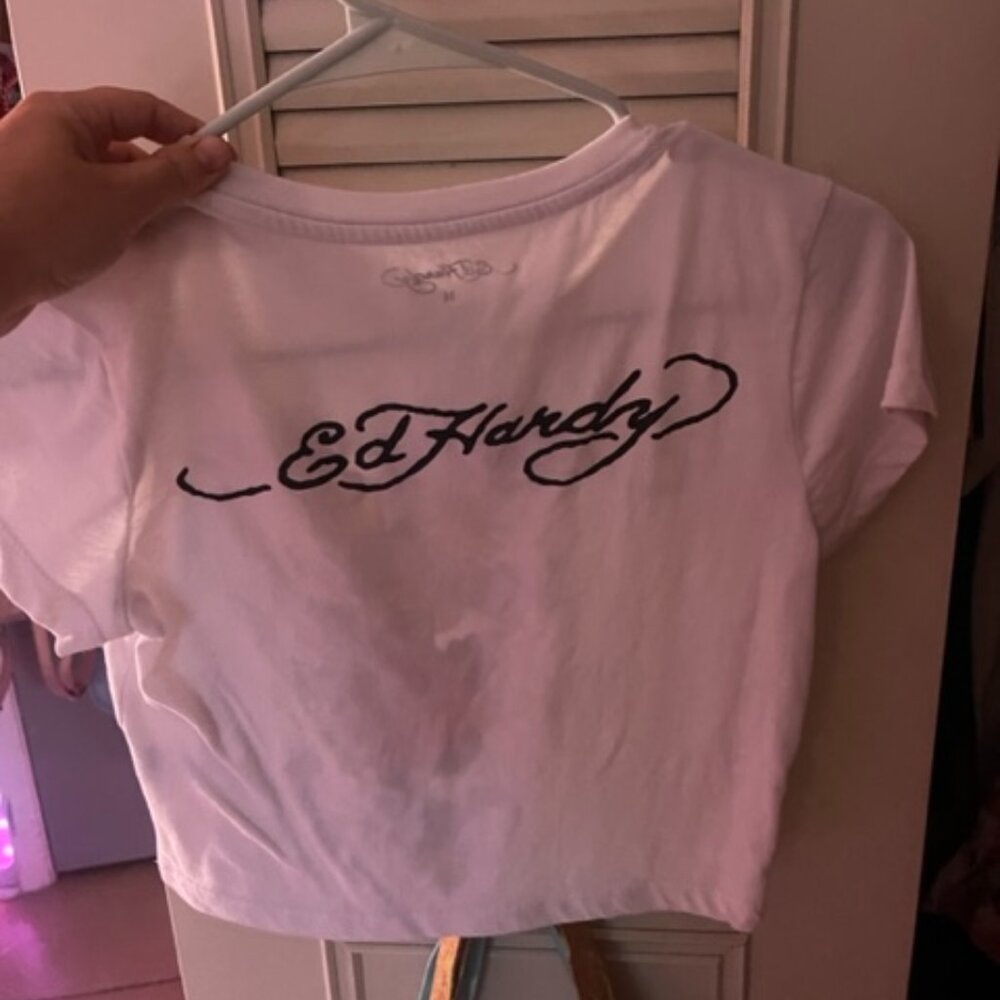 Ed Hardy crop top